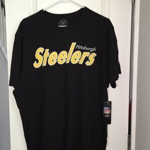 Sewn 47 Logo Vintage Pittsburgh Steelers T shirts